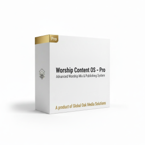Youtube Content OS™ – Pro (Worship Music Edition)
